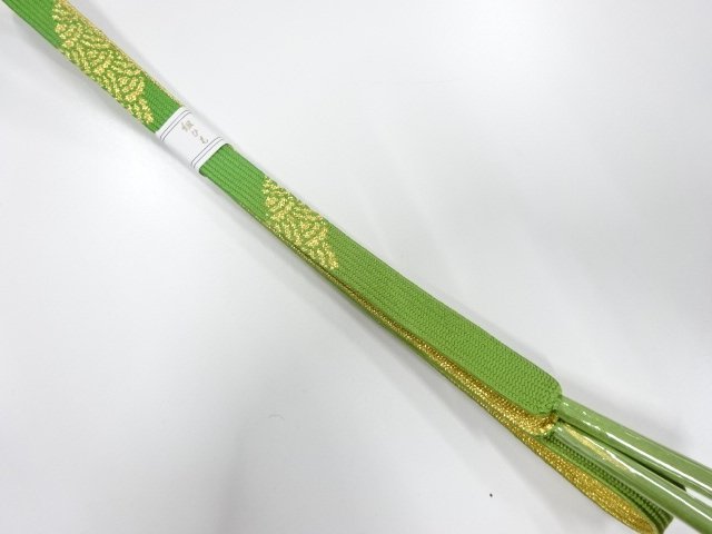 JAPANESE KIMONO / UNUSED KOREI HAND-TIED OBIJIME